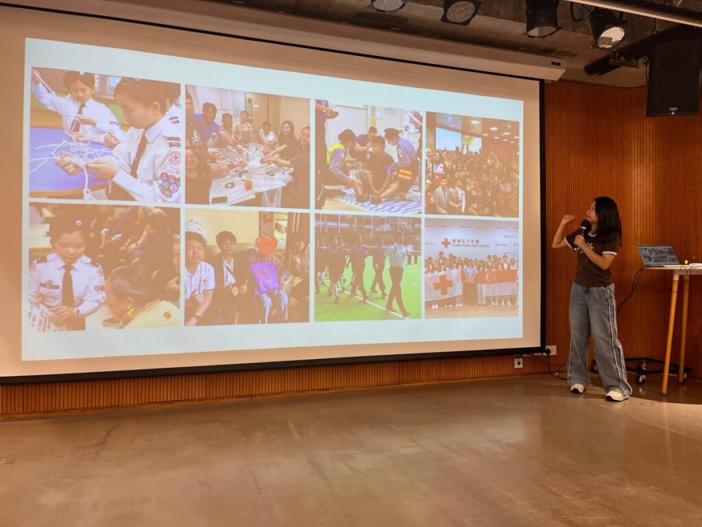 Learning about the Hong Kong Red Cross youth programmes